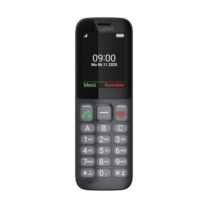 Gigaset Comfort 600 SIM 2,4" 118 g Preto, Cinzento (S30853-H1236-R101)