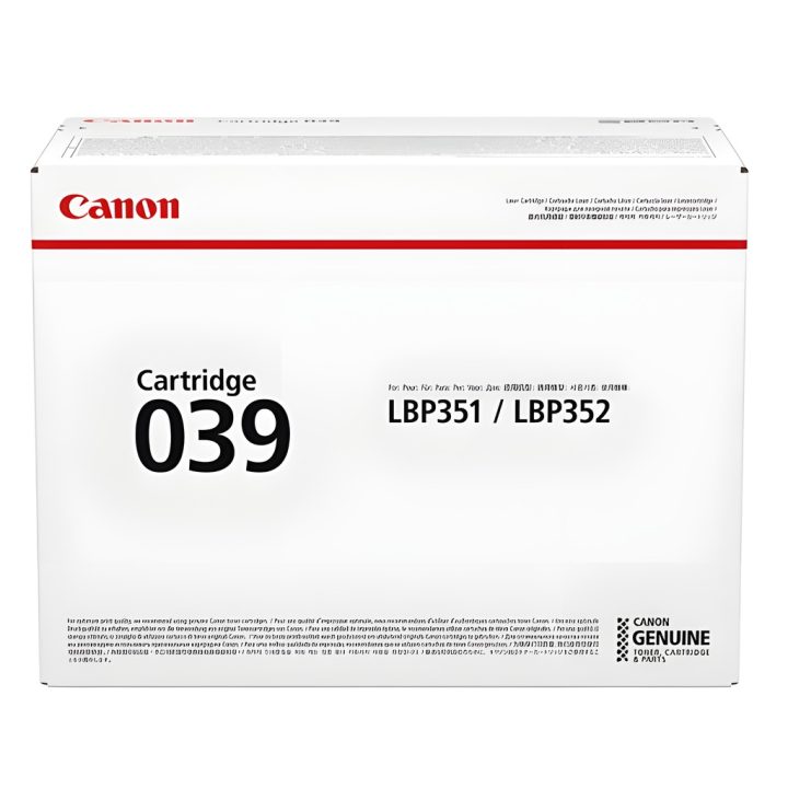 Canon 039 Toner Cartridge 1 piece(s) Original Black