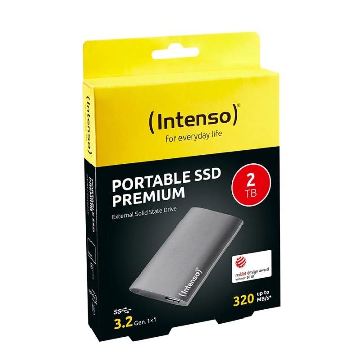 Disco externo sólido SSD Intenso 3823470 2TB premium edition 1,8…
