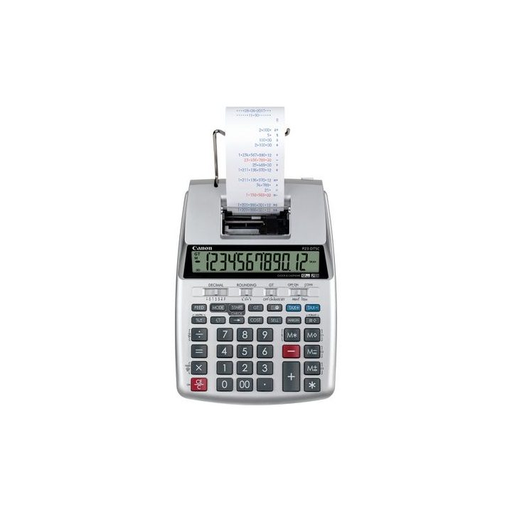 Canon P23-DTSC Desktop Printing Calculator Silver