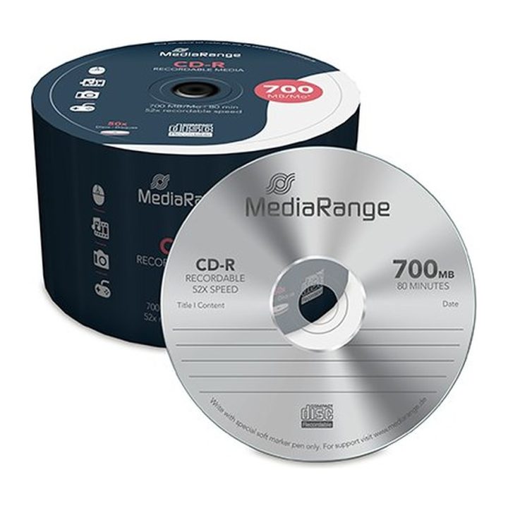 Mediarange CD-R MR207 700MB 50PCS Consumable