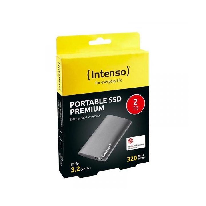 Disco externo sólido SSD Intenso 3823470 2TB premium edition 1,8…