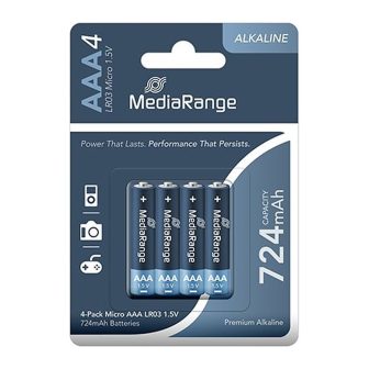 Mediarange AAA Alkaline Batteries (MRBAT101)