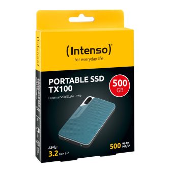 Intenso eSSD TX100 500Gb USB-C 3.2 Gen1 Blue (3826450)