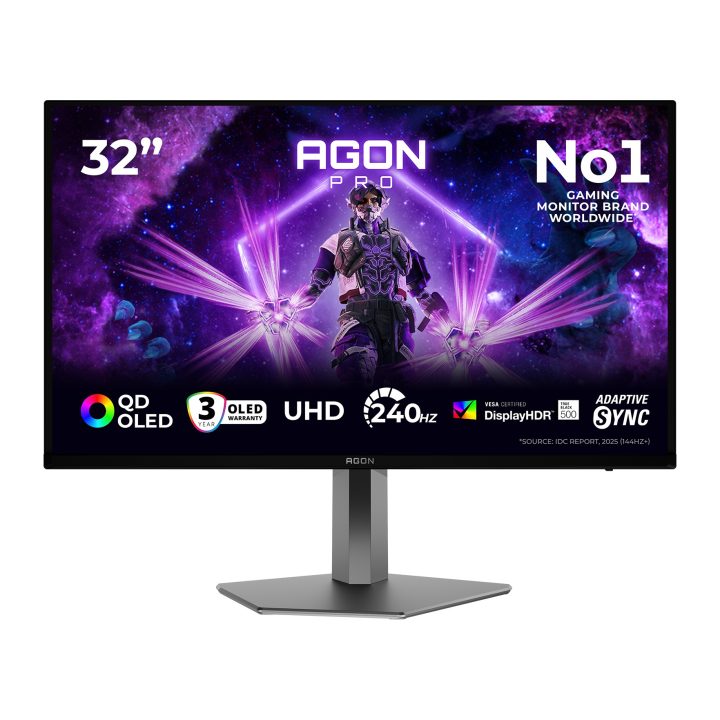 AOC AGON PRO AG326UZD2 PC Monitor 31.5" 3840 x 2160 Pixels 4K Ultra…
