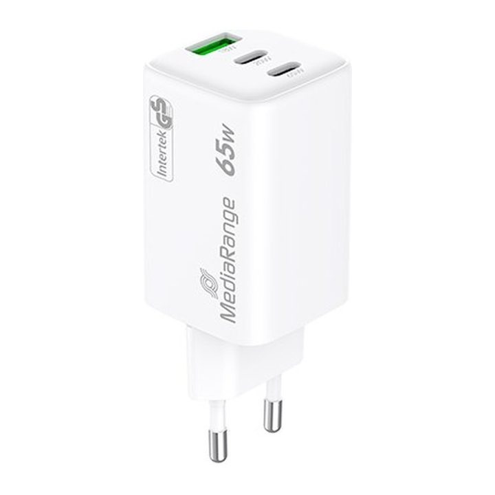 Mediarange Triple USB-A and USB-C 65W Charger (MRMA116-2)