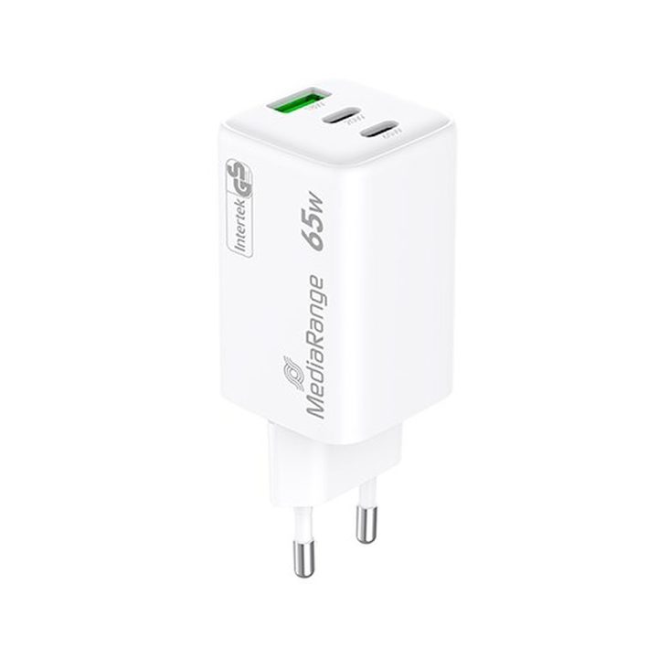 Mediarange Triple USB-A and USB-C 65W Charger (MRMA116-2)