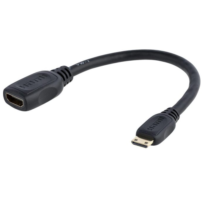 StarTech.com Adaptador de 12,5 cm Mini HDMI a HDMI - HDMI de Alta…