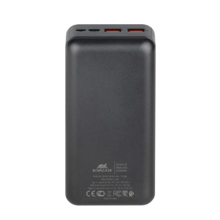 Rivacase VA2103 Power Bank 30000mAh Black