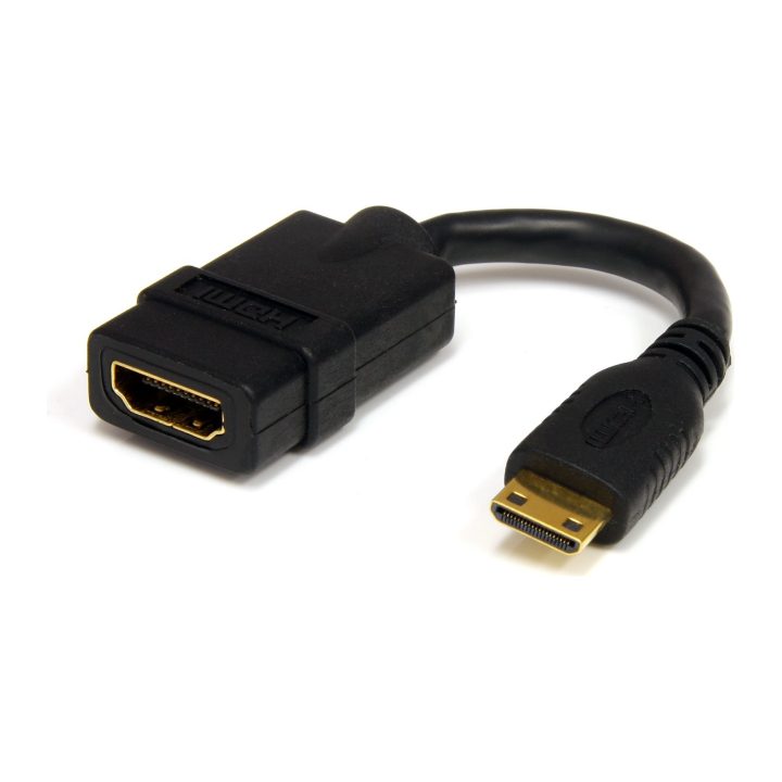 StarTech.com Adaptador de 12,5 cm Mini HDMI a HDMI - HDMI de Alta…