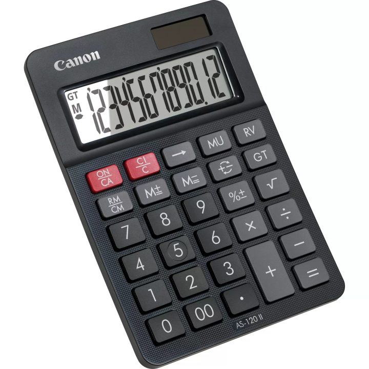 Canon AS-120 II Desktop Calculator Calculator Display Black