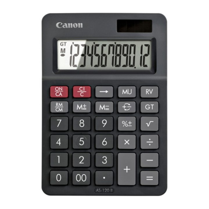 Canon AS-120 II Desktop Calculator Calculator Display Black
