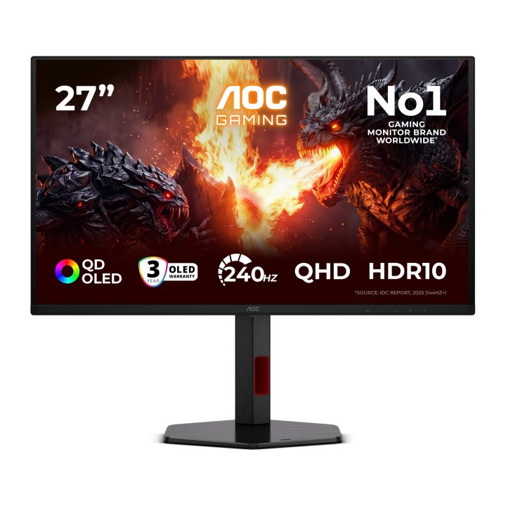 AOC G4 Q27G4ZDR monitor para PC 26,5" 2560 x 1440 Pixéis Quad HD…