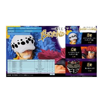 Ichiban Kuji One Piece Beyond the Level lote 79 artigos (IK62672)