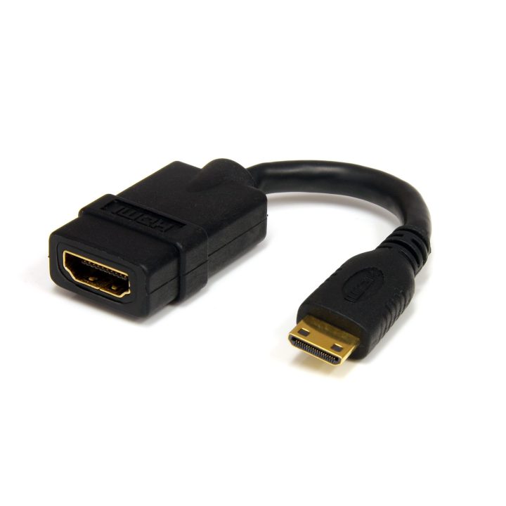 StarTech.com Adaptador de 12,5 cm Mini HDMI a HDMI - HDMI de Alta…