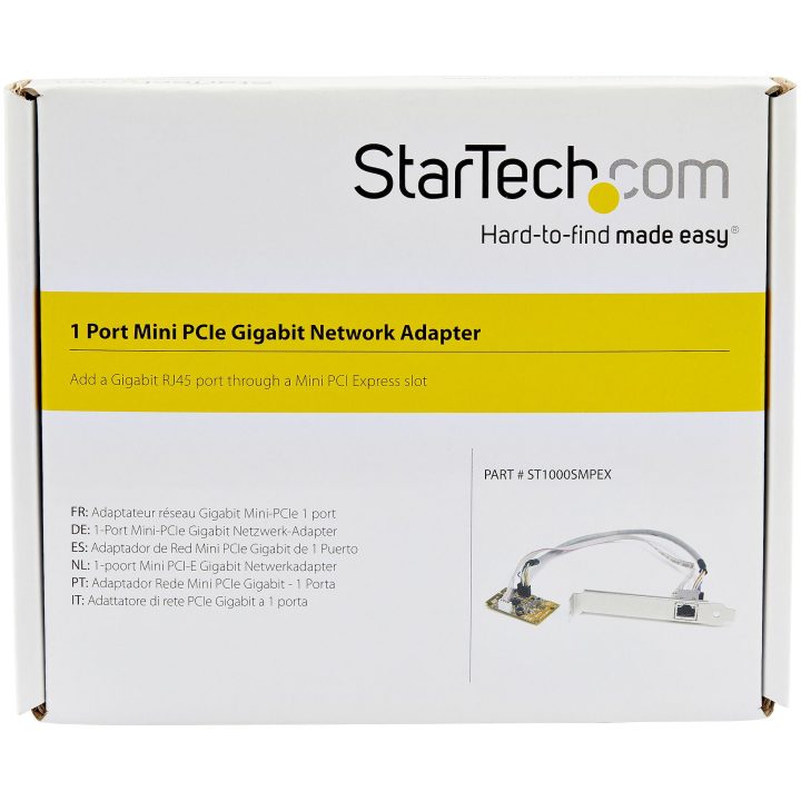 StarTech.com Adaptador de Placa de Rede NIC Mini PCI Express PCI-e…