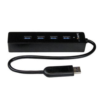 StarTech.com USB 3.0 (5Gbps) SuperSpeed Portable 4-Port Hub Adapter -…