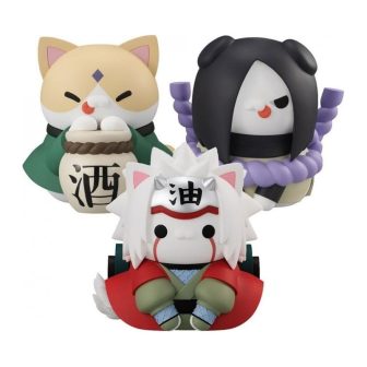 Pack figuras Megahouse 3 unidades naruto megacat nyanto! gift…