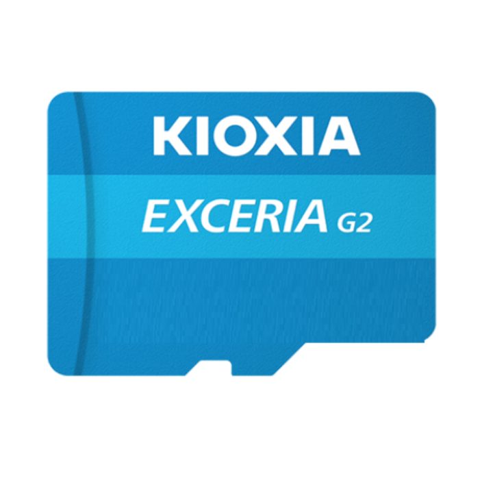 Cartão de memória micro SD KIOXIA 128GB exceria g2 com adaptador V30…