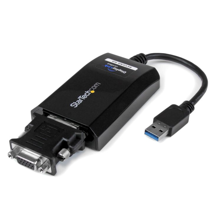 StarTech.com USB 3.0 to DVI / VGA Adapter Cable - 2048x1152 -…