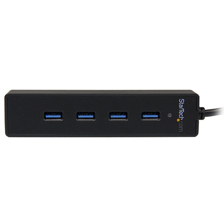 StarTech.com USB 3.0 (5Gbps) SuperSpeed Portable 4-Port Hub Adapter -…