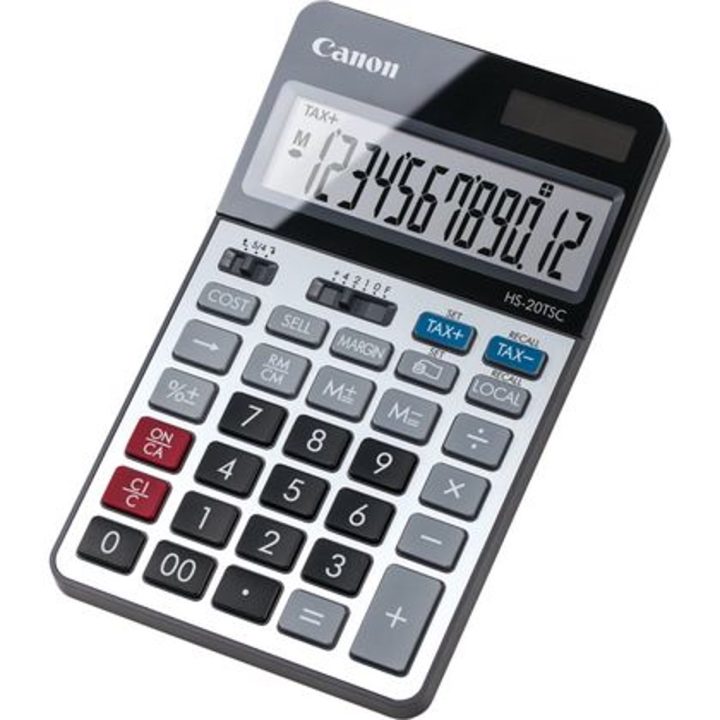 Canon HS-20TSC Desktop Calculator Financial Calculator Black, Silver