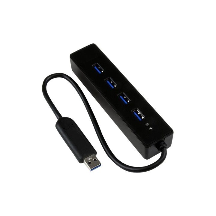 StarTech.com USB 3.0 (5Gbps) SuperSpeed Portable 4-Port Hub Adapter -…
