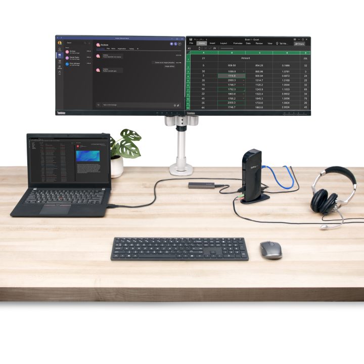 StarTech.com Estação de Ancoragem USB 3.0 para 2 Monitores para…