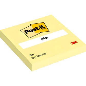 Pack 12 blocos de notas adesivas 100 folhas 76X76MM canary yellow sem…
