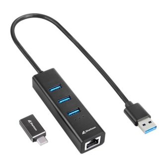 Sharkoon 4044951037575 Laptop Docking Station and Port Replicator…