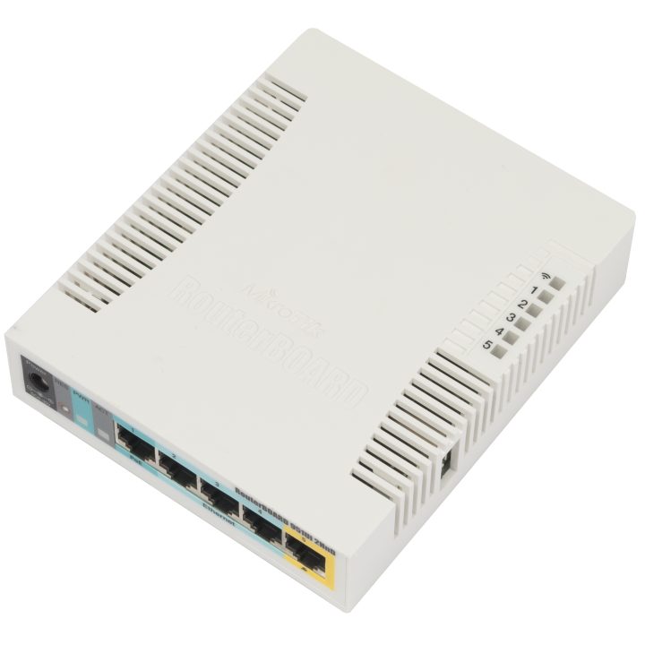 Mikrotik RB951Ui-2HnD Branco Energia sobre Ethernet (PoE)