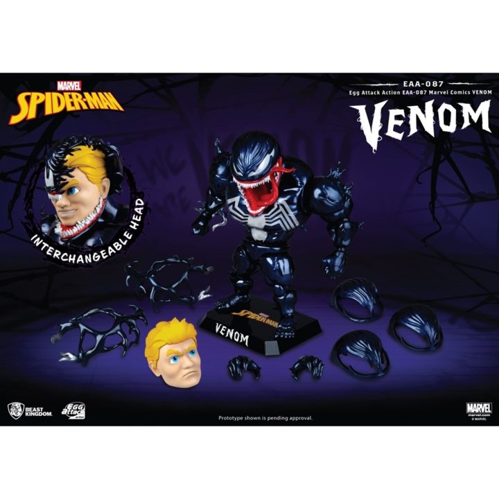 Beast Kingdom Egg Attack Marvel Venom Figure (EAA-087)