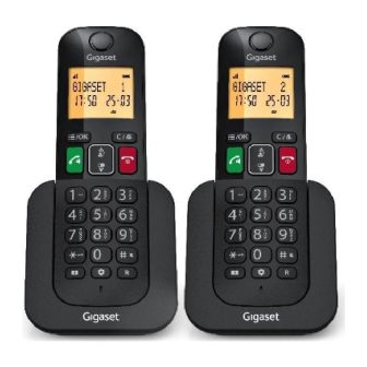 Gigaset Elemental 400 Wireless DECT Duo (L36852-H3009-D201)