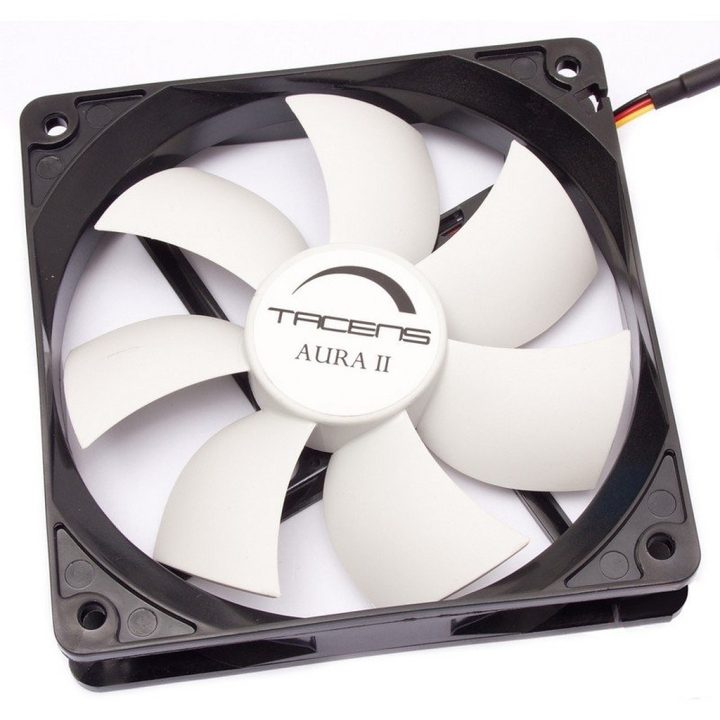 Tacens 3AURAII12, Ventilador de PC 12 cm, Ultra Silencioso, Anti-pó…