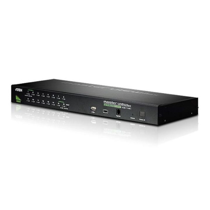 ATEN 16-Port VGA PS/2-USB KVM Switch with Daisy-Chain and USB…