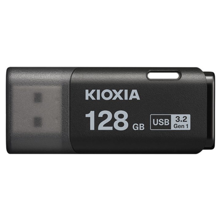 Memória USB 3.2 KIOXIA U301 hayabusa 128GB preto (LU301K128GG4)