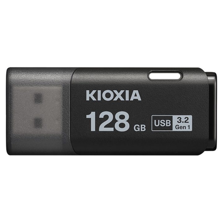 Memória USB 3.2 KIOXIA U301 hayabusa 128GB preto (LU301K128GG4)