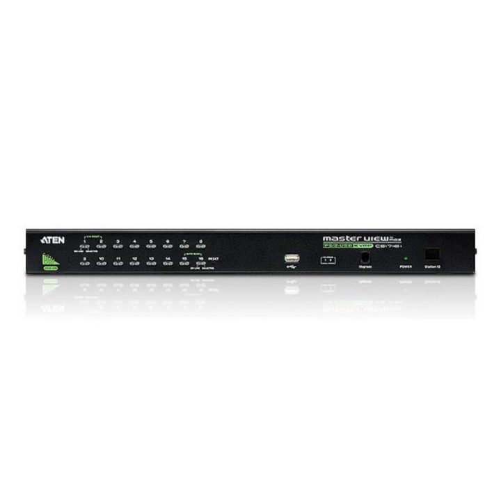 ATEN 16-Port VGA PS/2-USB KVM Switch with Daisy-Chain and USB…