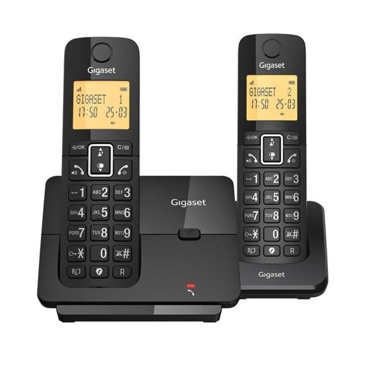 Gigaset Essential 300 Inalámbrico DECT Duo (L36852-H3211-D201)