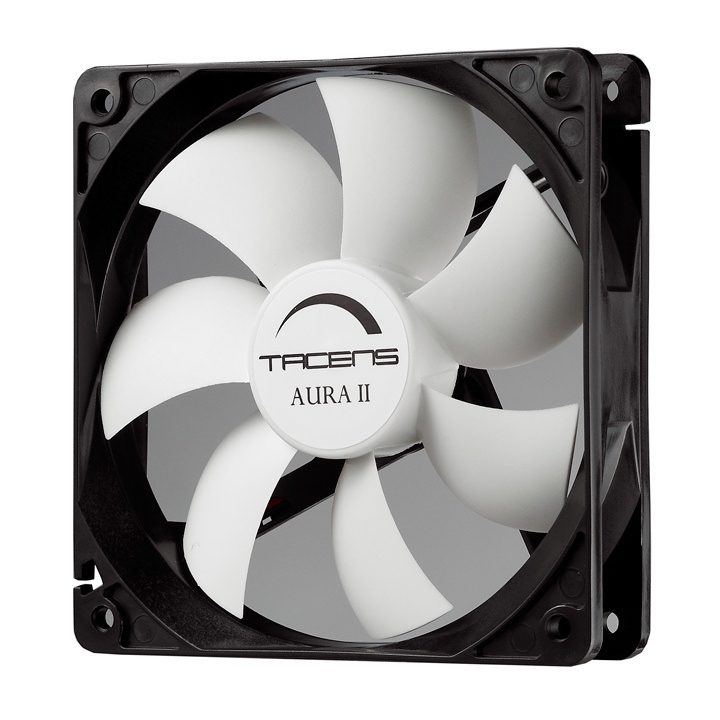 Tacens 3AURAII12, Ventilador de PC 12 cm, Ultra Silencioso, Anti-pó…