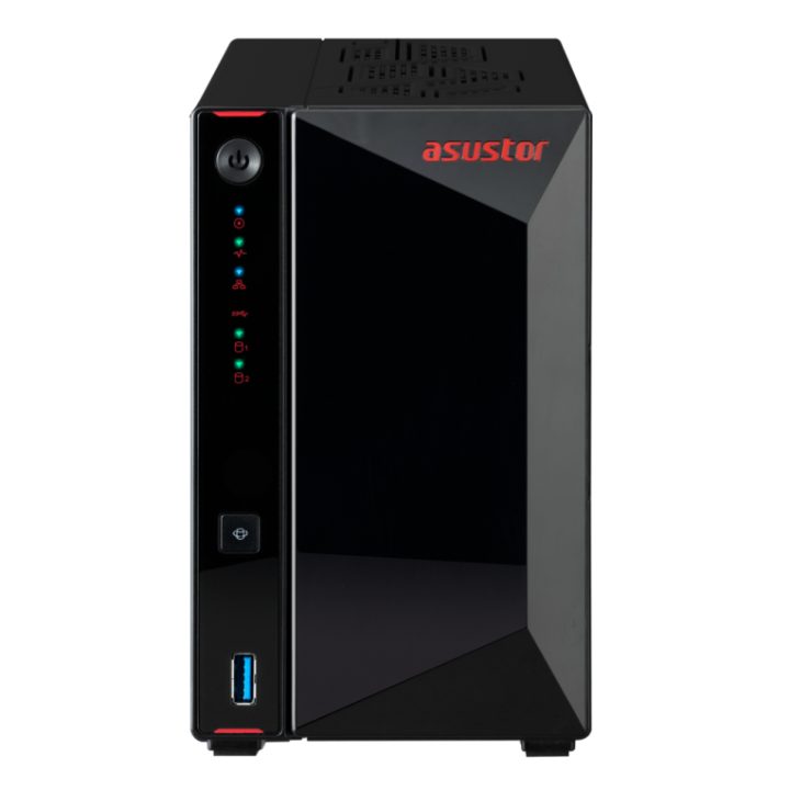 ASUSTOR AS5402 2-Bay NAS Server 4GB RAM 2.5G 2 XSATA3 6GB s 3.5 2.5…