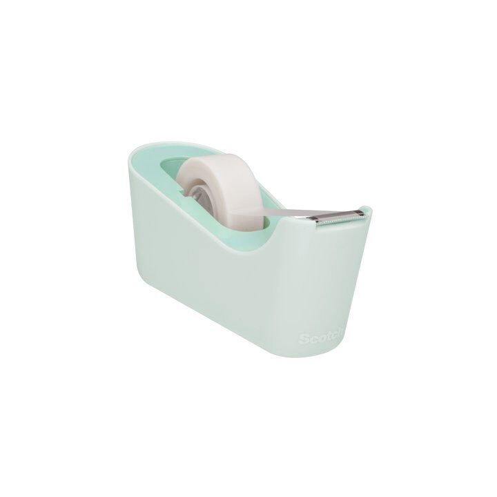 C18 Desktop Tape Dispenser, Mint, with Invisible Tape Roll 19mm x…