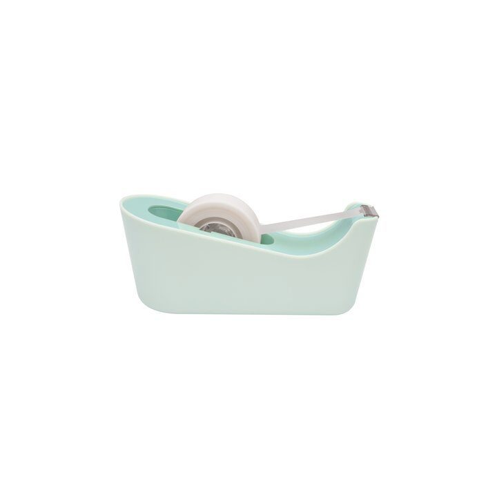 Dispensador de mesa C18 cor menta com rolo de fita invisível 19mm x…
