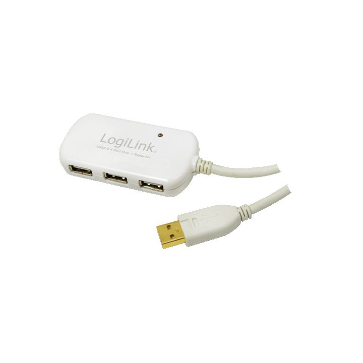 LogiLink UA0108 hub de interface 480 Mbit/s Branco