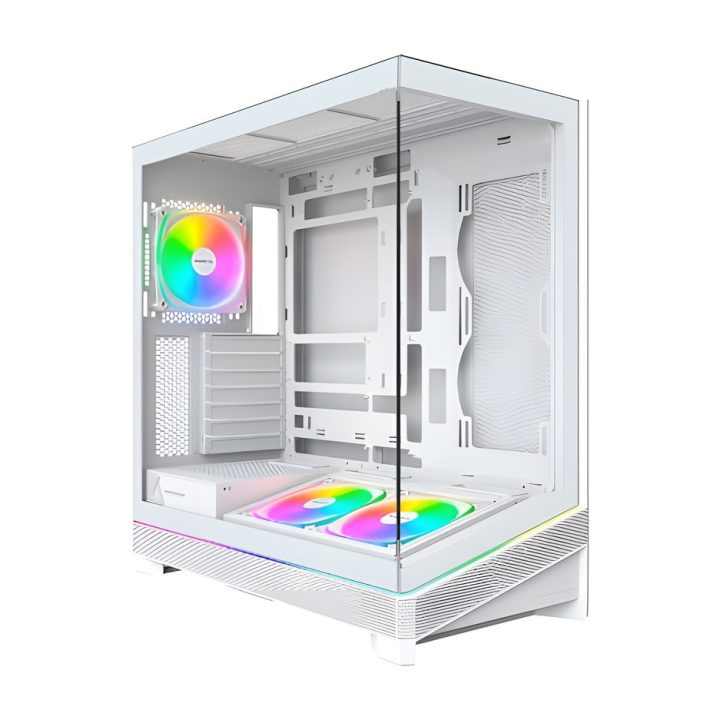 Montech SKY 3 ARGB White ATX Case, ATX, Micro-ATX, Mini-ATX (SKY 3…