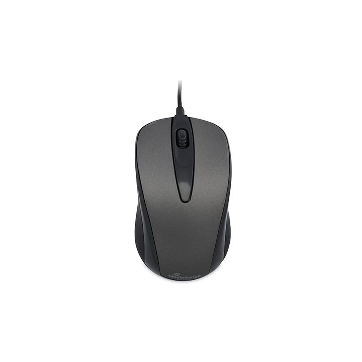 Rato óptico Mediarange MROS201 bk-grey
