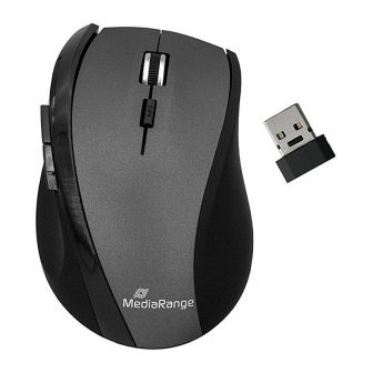 Rato óptico Mediarange MROS203 sem fios bk-grey