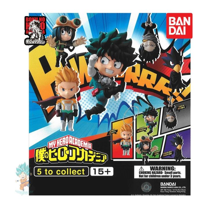My Hero Academia Deformed Mascot Keychain Gashapon Set Vol.2 Bandai…