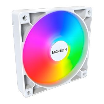 Ventoinha 120X120 Montech GF120 pwm white (GF120 ARGB PWM (W))
