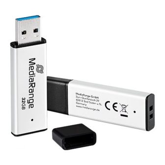 Mediarange high p. 32GB USB 3.2 Flash Drive (MR1900)